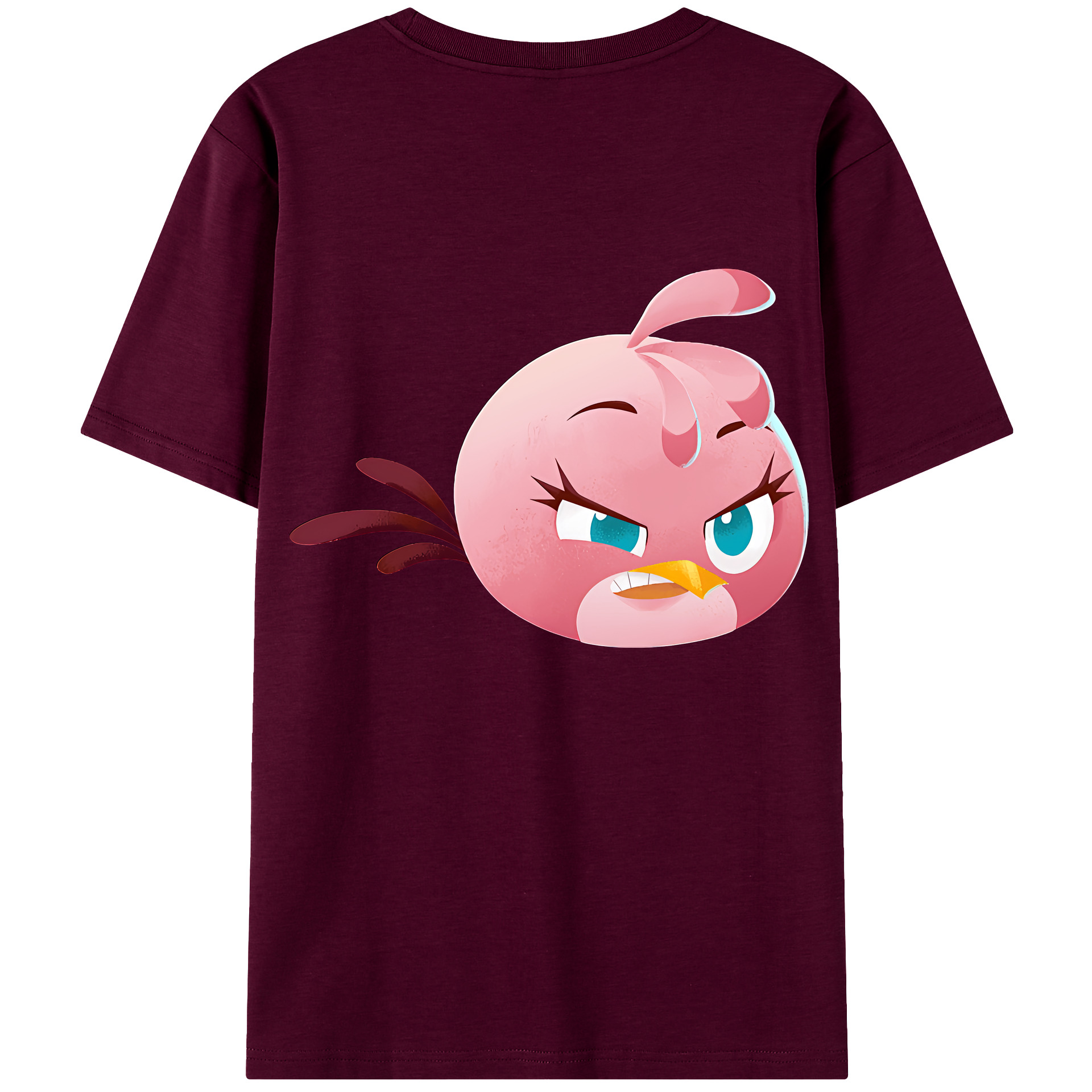 （画像用） Angry Birds アングリーバード レディース半袖Tシャツ(バックプリント)